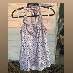 Torrid Size 4 Cherry Print Halter Top